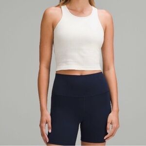 Lululemon Ebb to Street Cropped Racerback Tank Top
